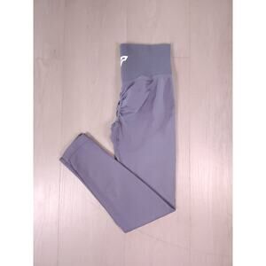 Keepthatpump Gray Seamless Scrunch Leggings – Size XS